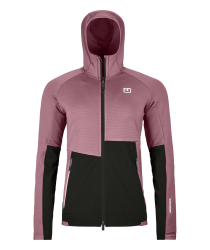 Mikina ORTOVOX Fleece Rib Hoody Women's Dusk Rose